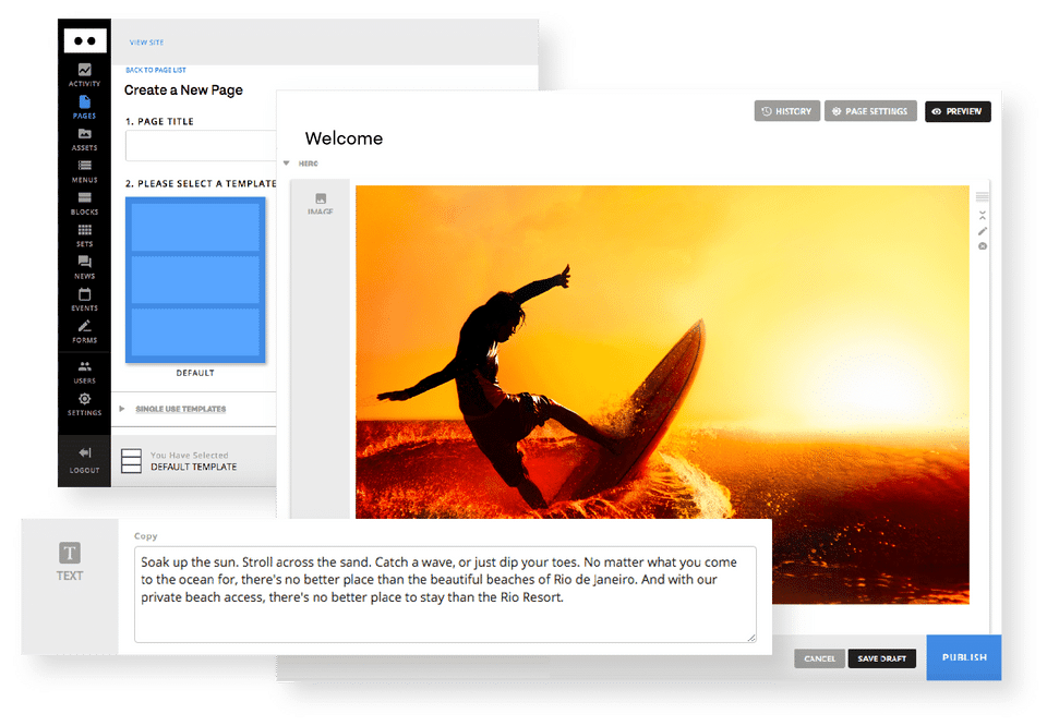 BlokBlok CMS screenshot 1