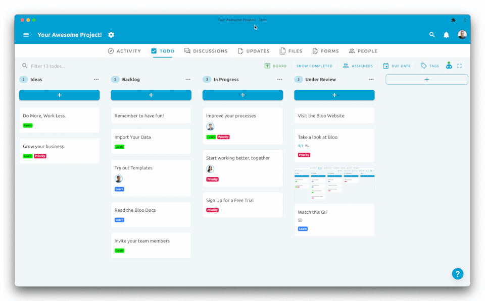 Bloo screenshot