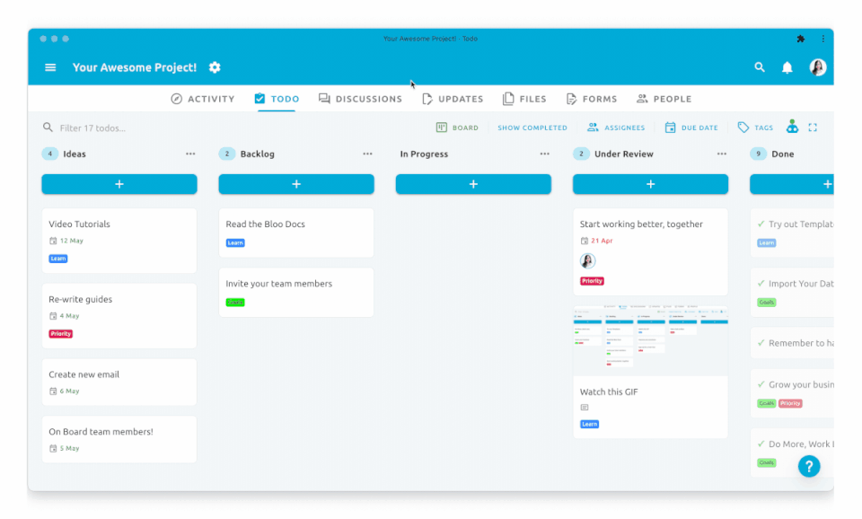 Bloo screenshot