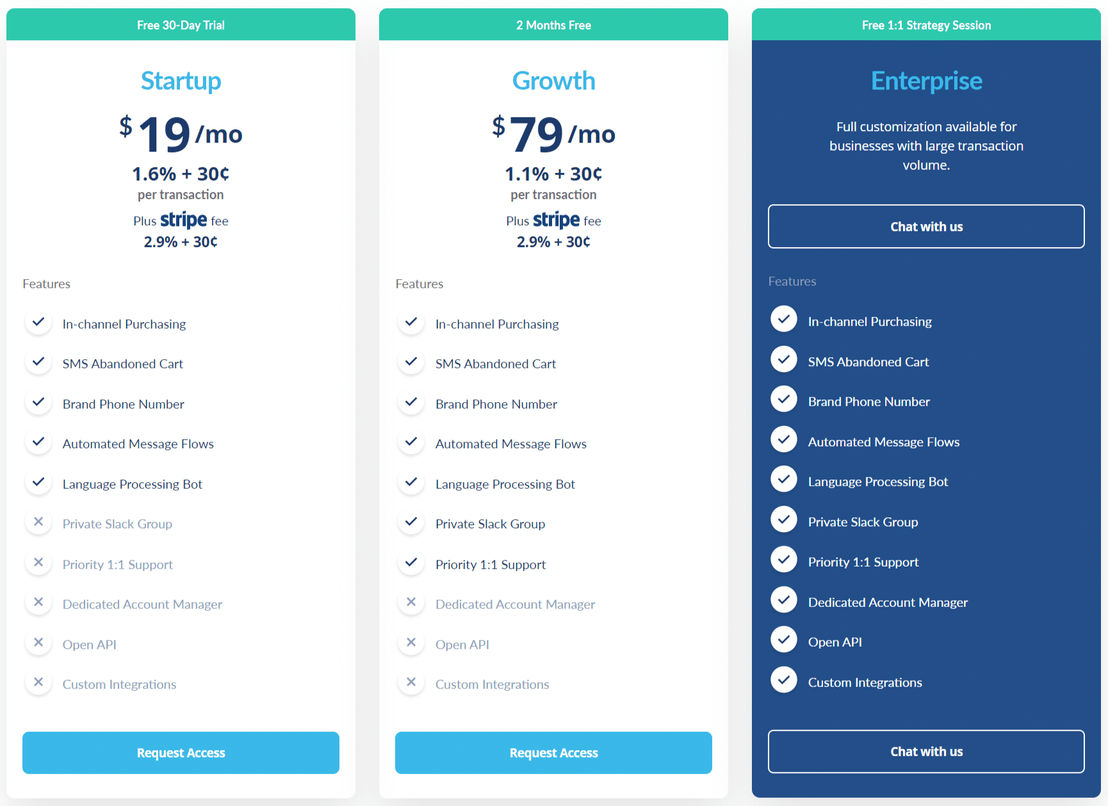 Blueprint pricing 2