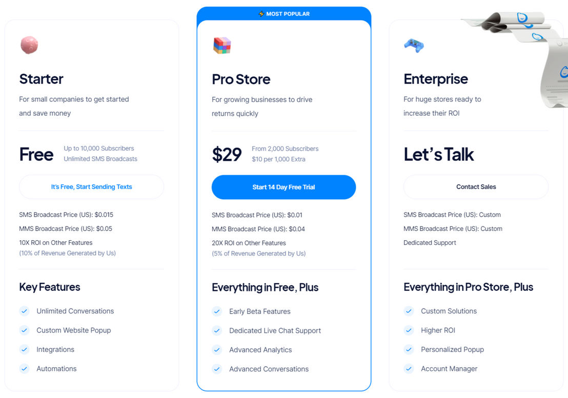 BlueReceipt pricing 1