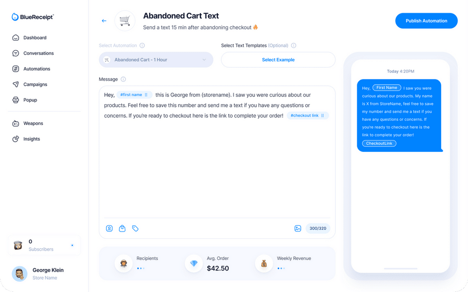 BlueReceipt screenshot 1