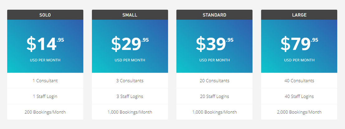Bookeo pricing 1