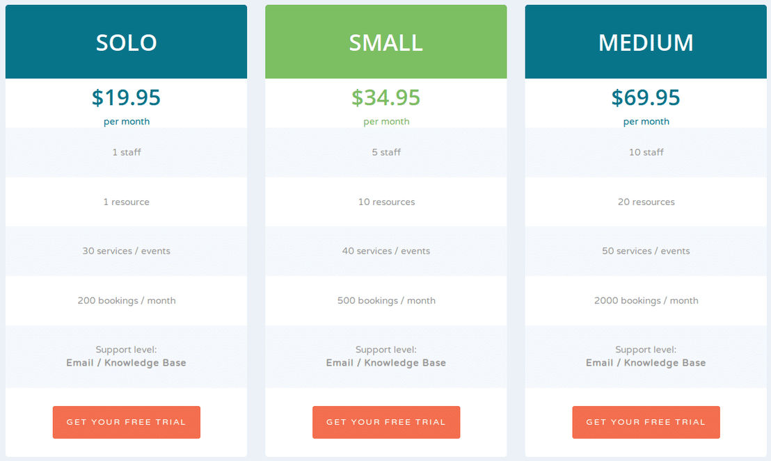 BookingBug pricing
