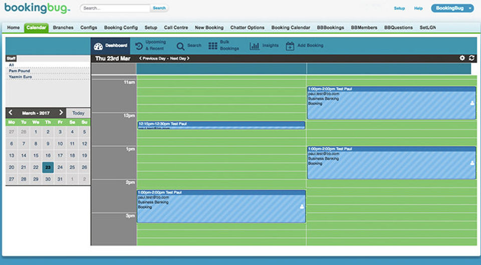 BookingBug screenshot