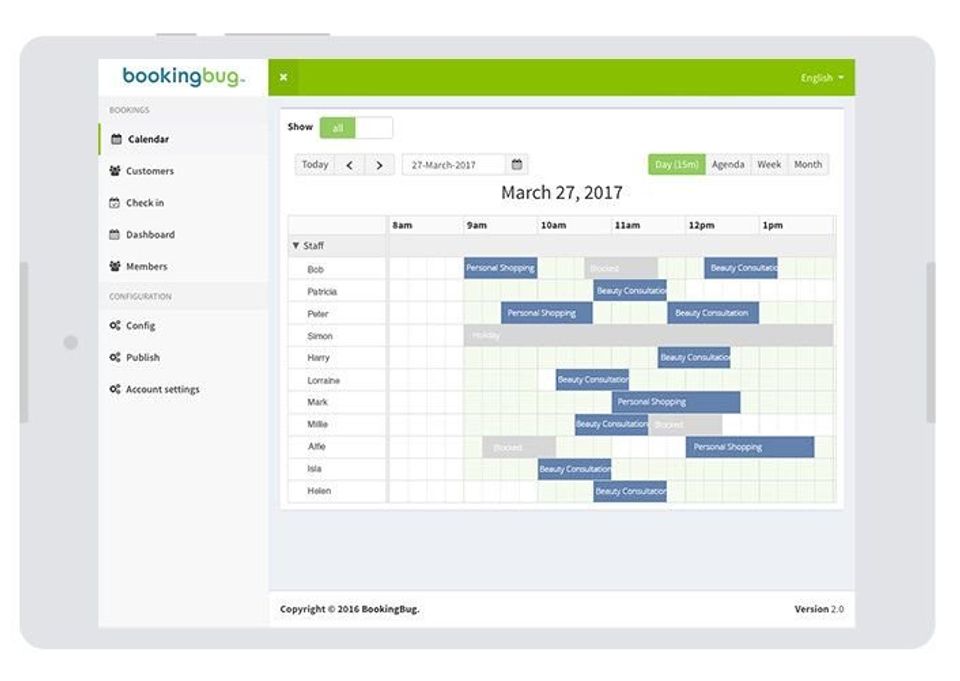 BookingBug screenshot