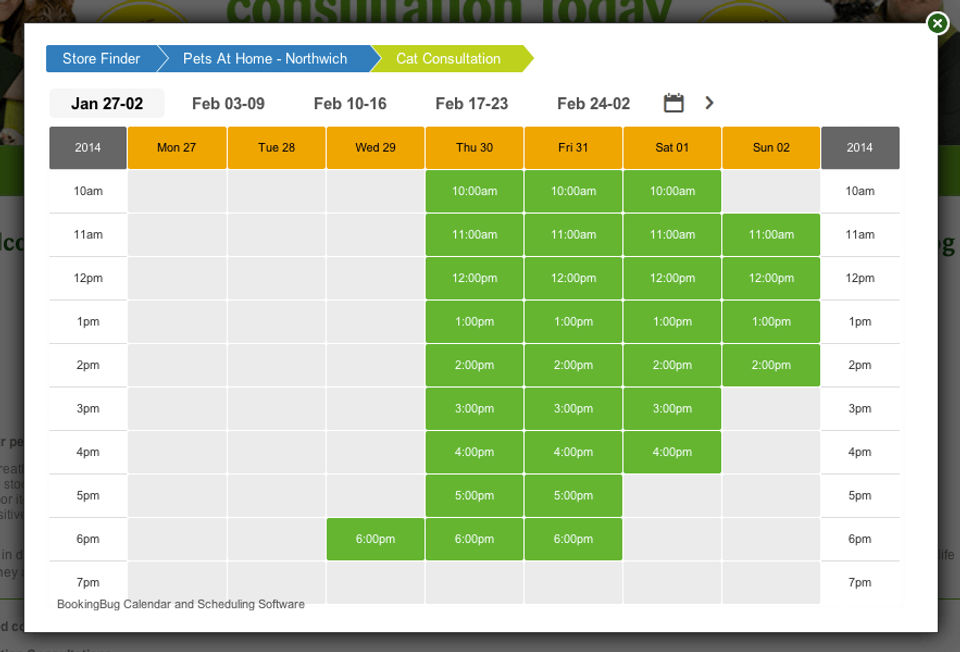 BookingBug screenshot