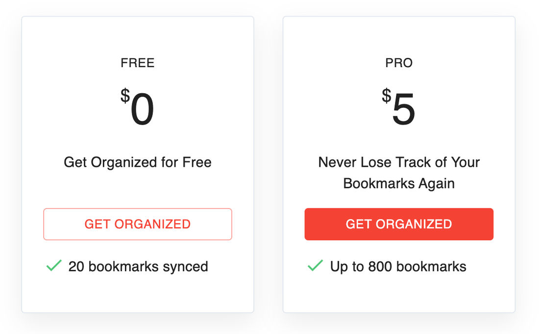 Bookmarkerr pricing 1