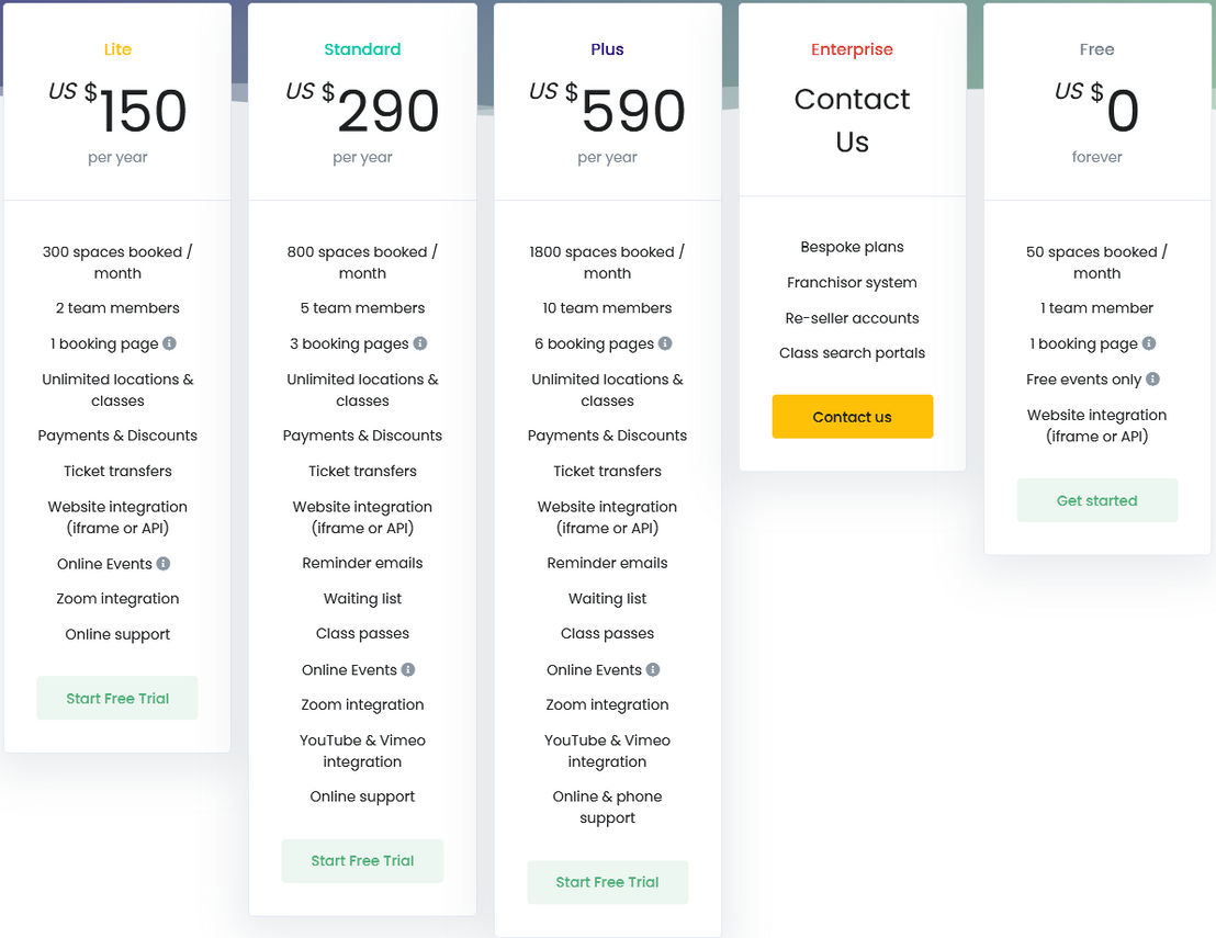BookWhen pricing 1