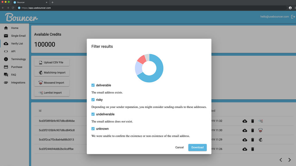 Bouncer screenshot 2
