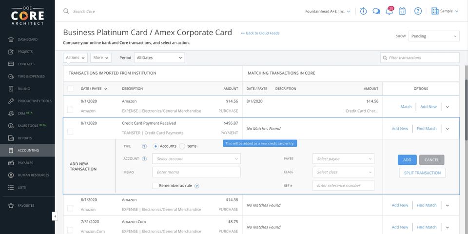 BQE Core Suite screenshot 1