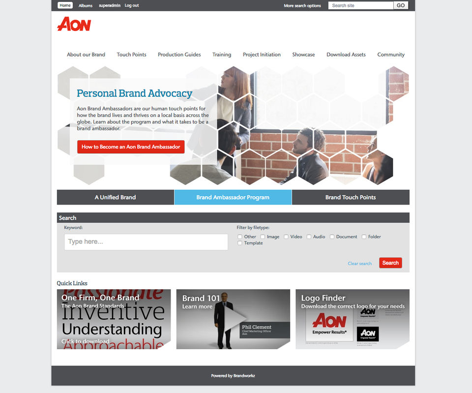 Brandworkz screenshot 1