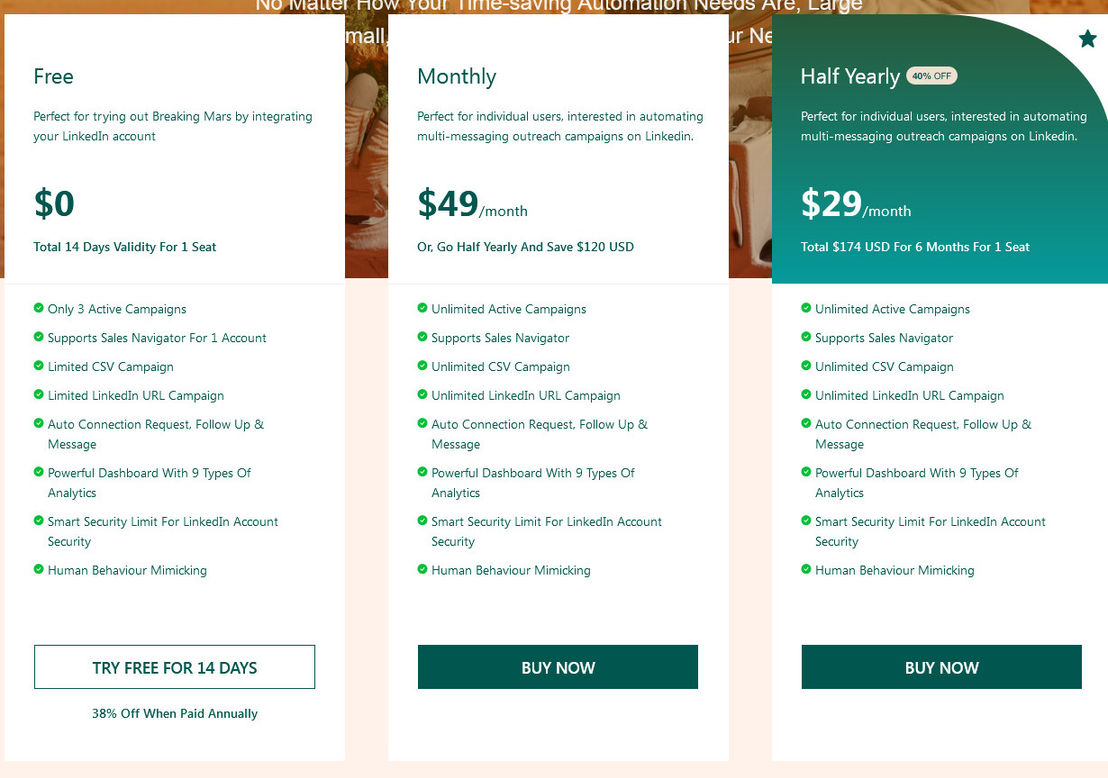 Breaking Mars pricing 1