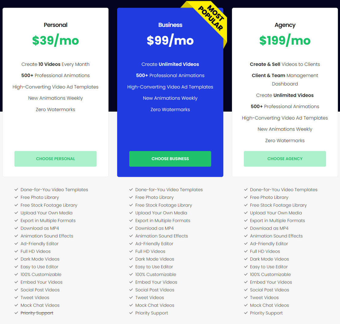 Breakout Clips pricing 1