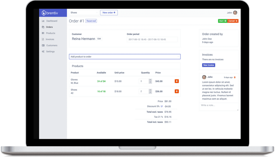 Brentiv screenshot 1