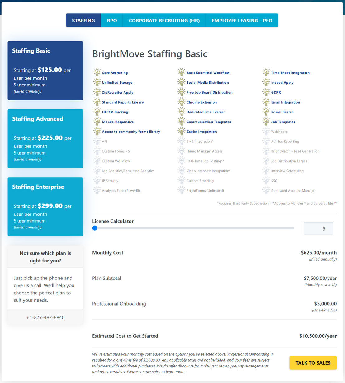 BrightMove pricing 1