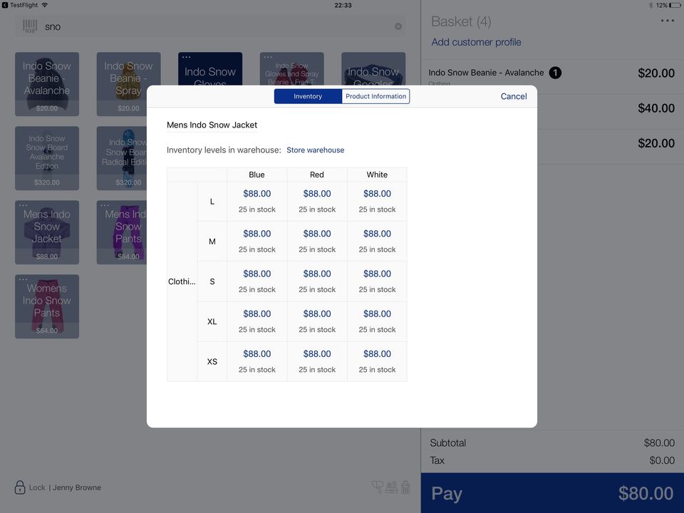 Brightpearl screenshot 1