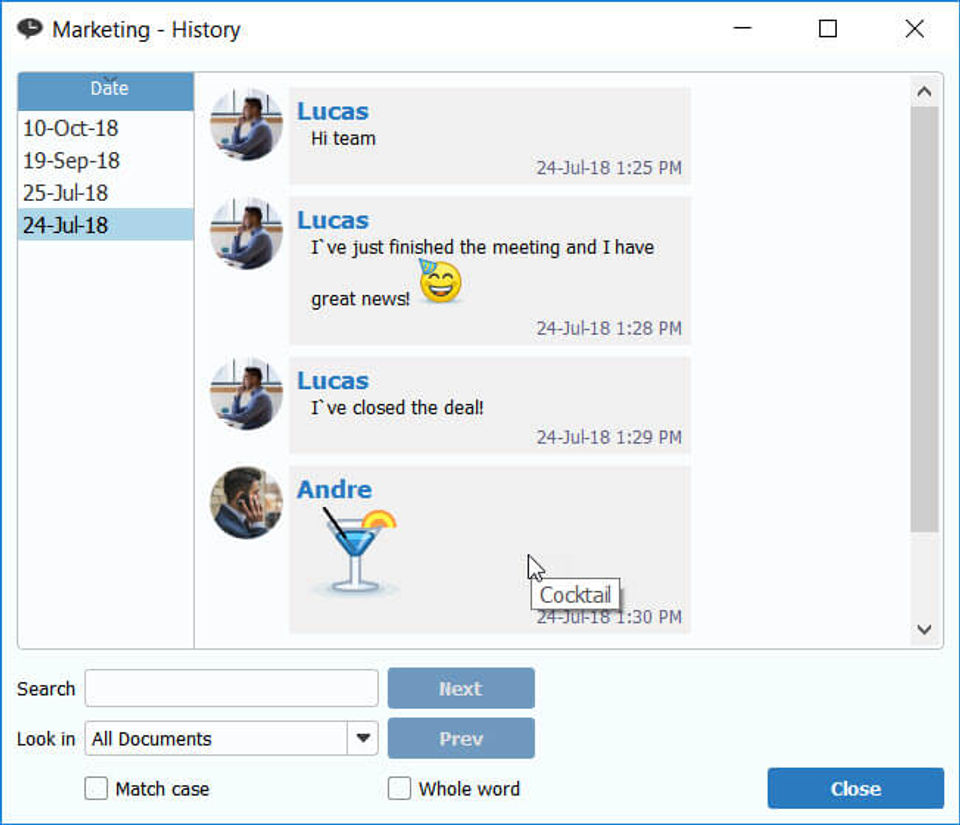 Brosix screenshot 4