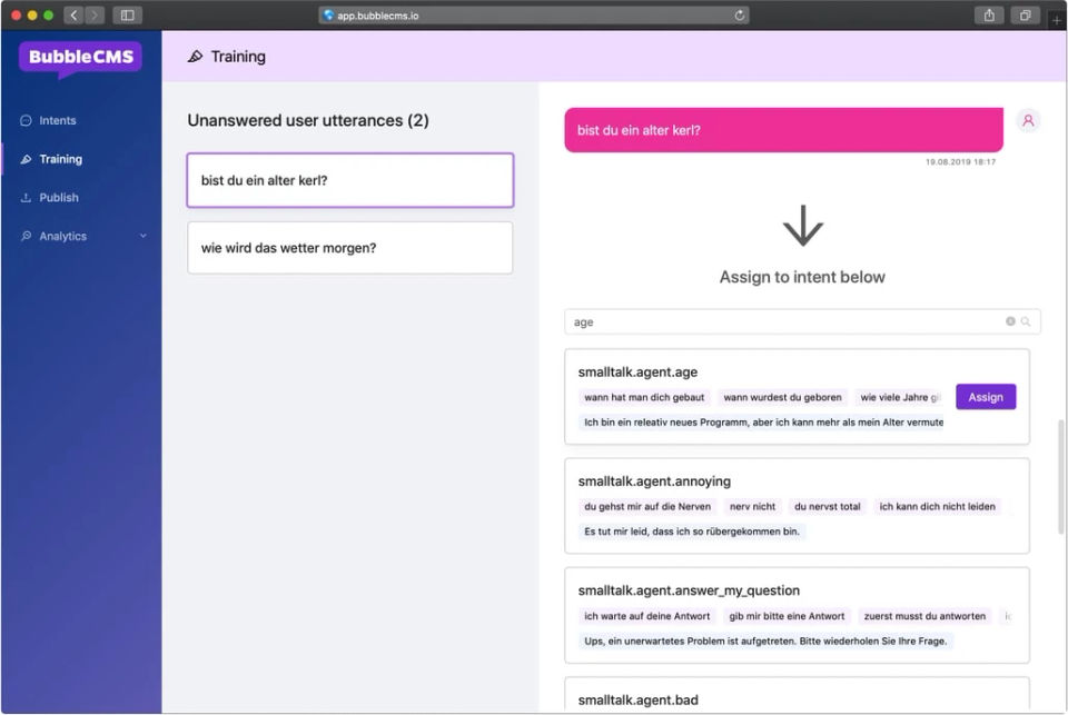 Bubble CMS screenshot 4