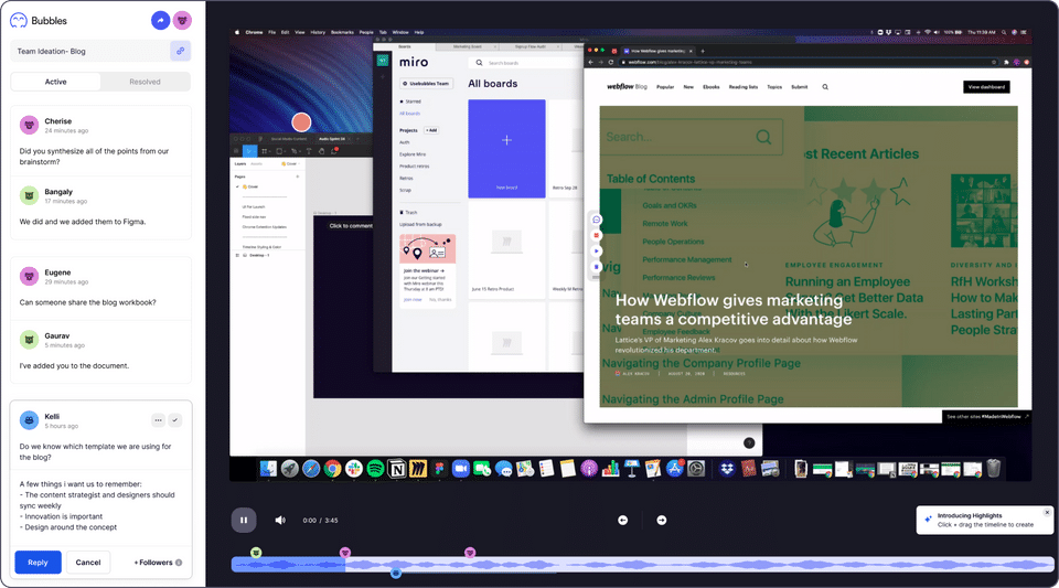 Bubbles screenshot 1