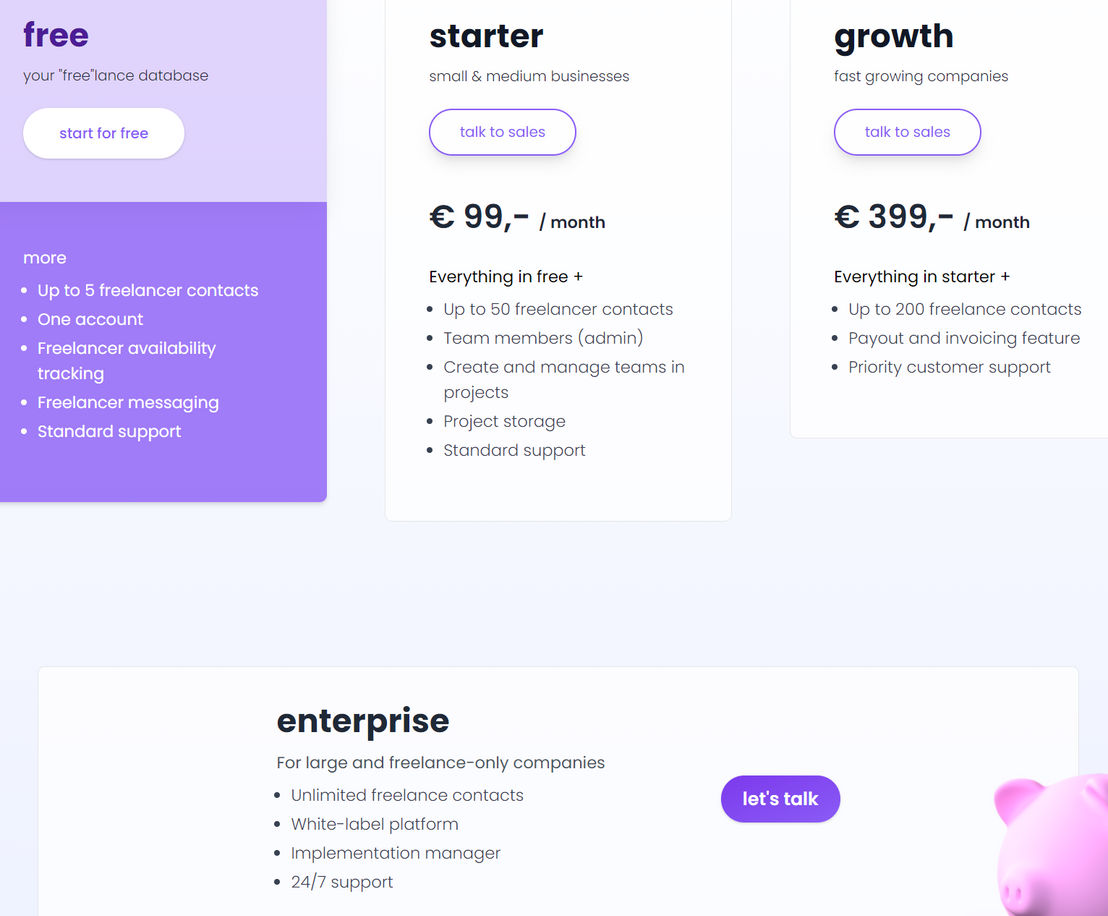 BUBTY pricing