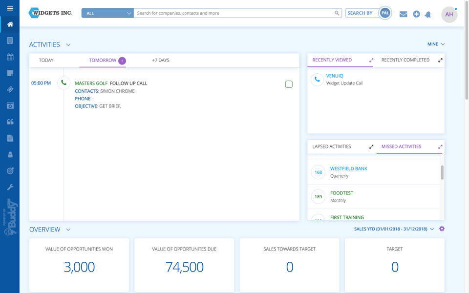 BuddyCRM screenshot 2