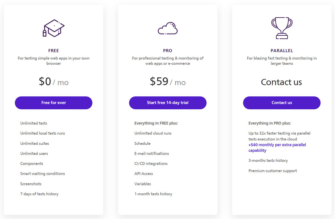 BugBug pricing 1