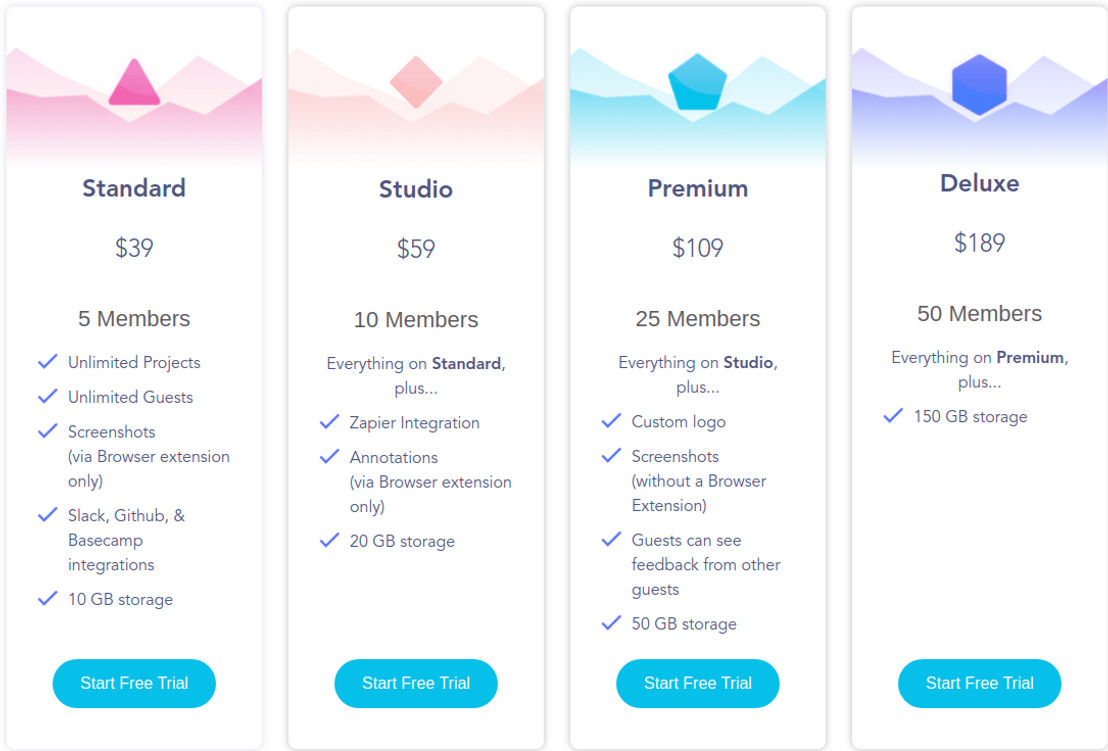 BugHerd pricing 1