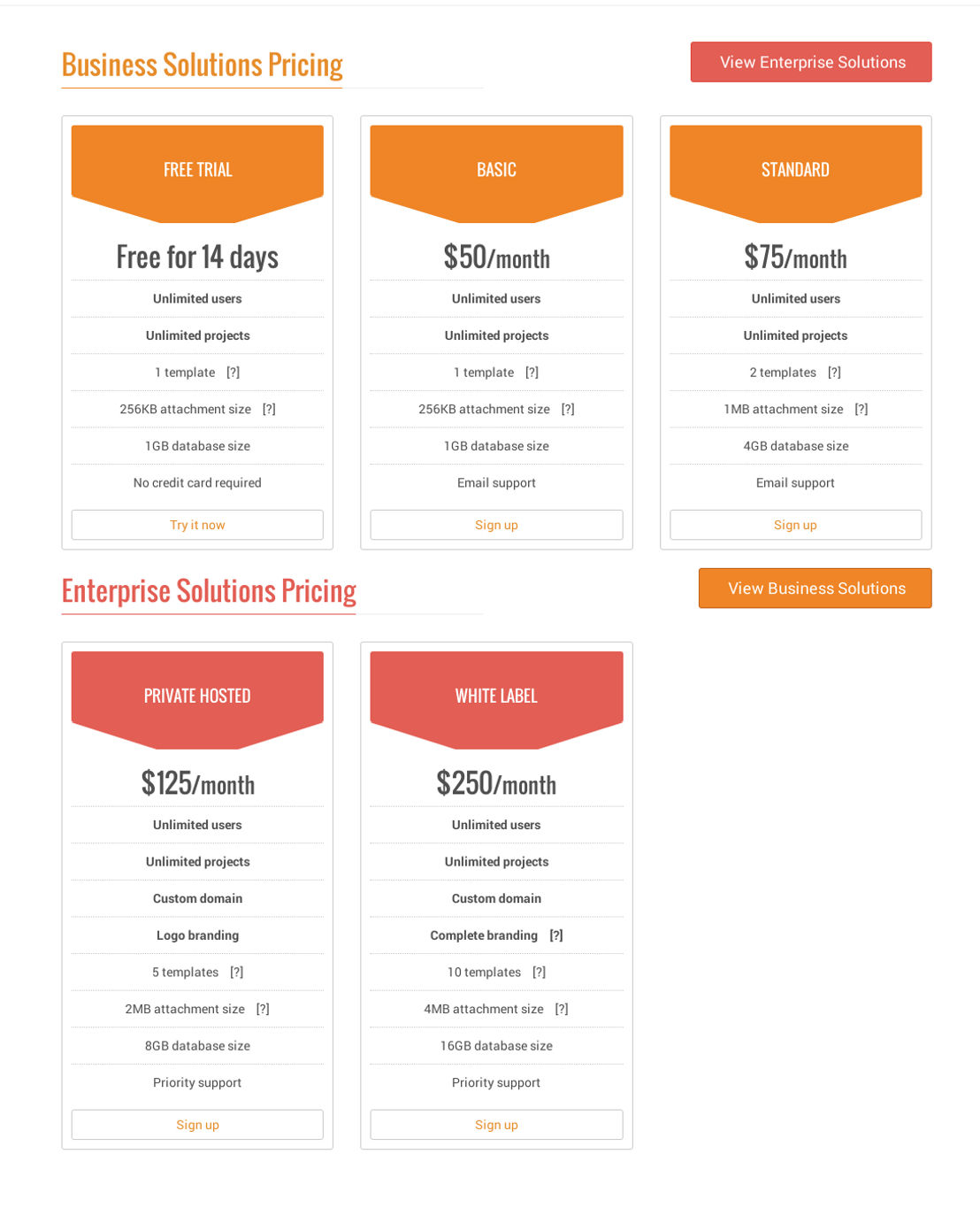 Bug-Track.com pricing 1