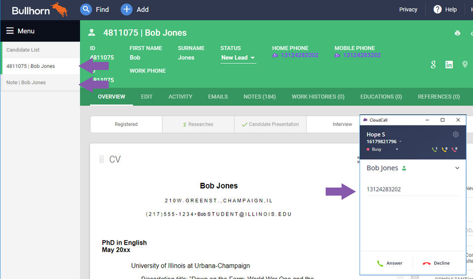 Bullhorn ATS & CRM screenshot 4