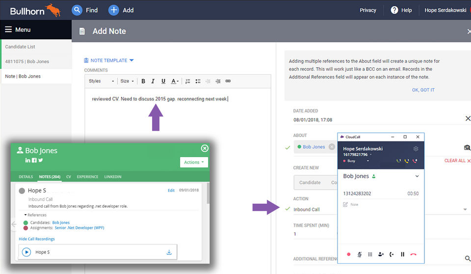 Bullhorn ATS & CRM screenshot 2