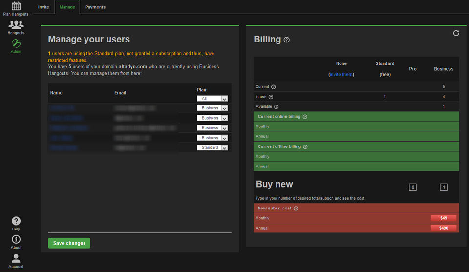Business Hangouts screenshot 2