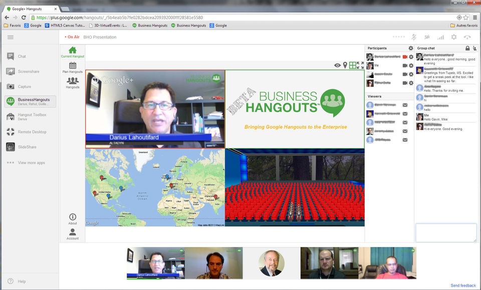 Business Hangouts screenshot 1