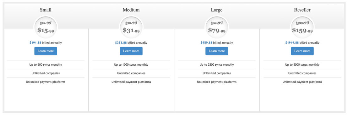 Business Payments pricing 1