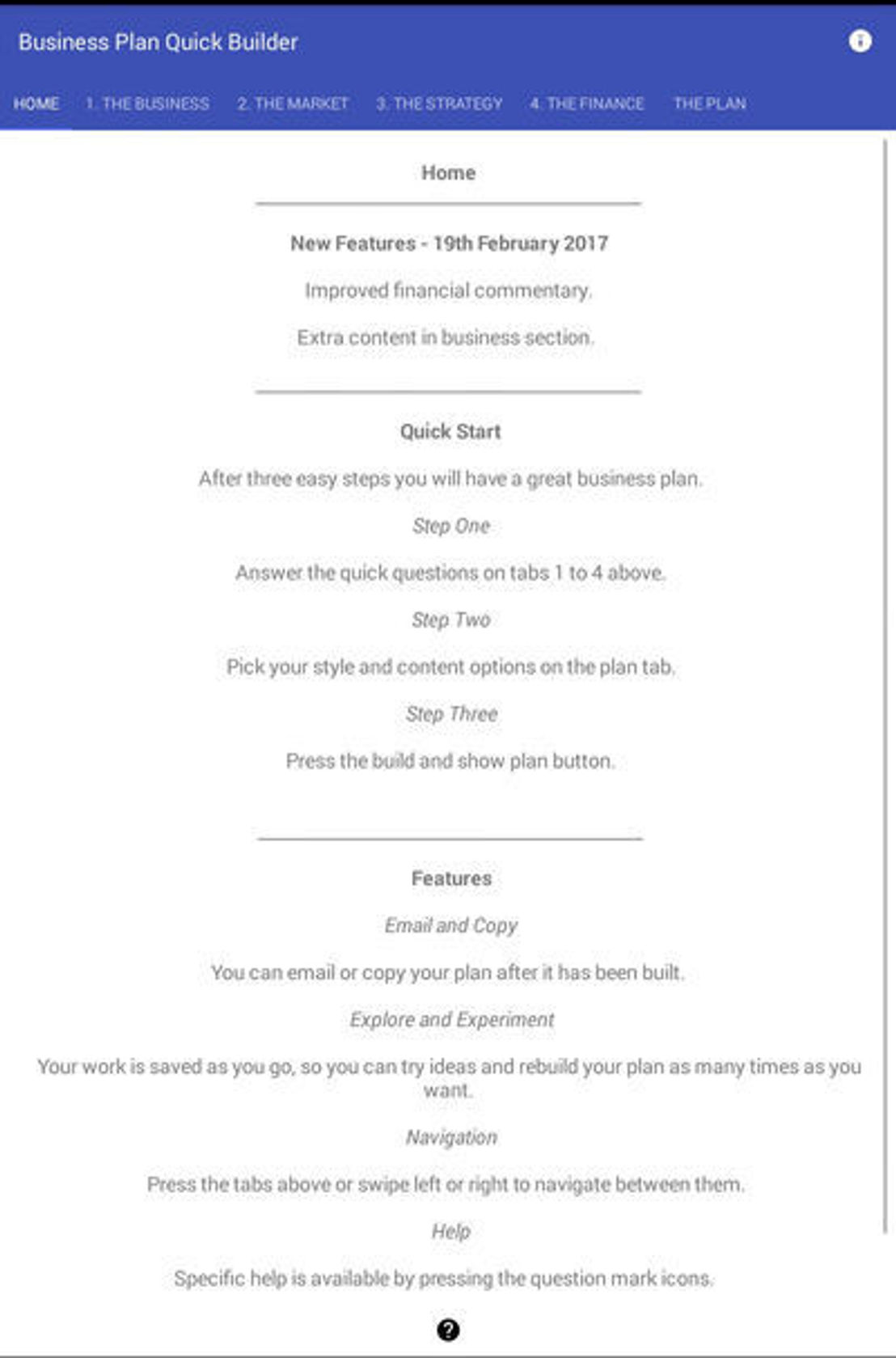 Business Plan Quick Builder pricing 1