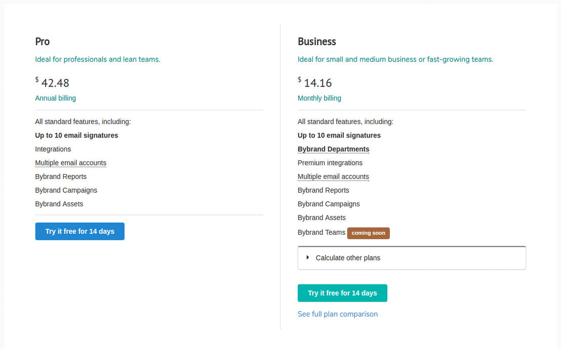 Bybrand pricing 1