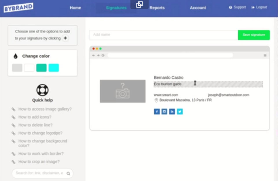 Bybrand screenshot 2