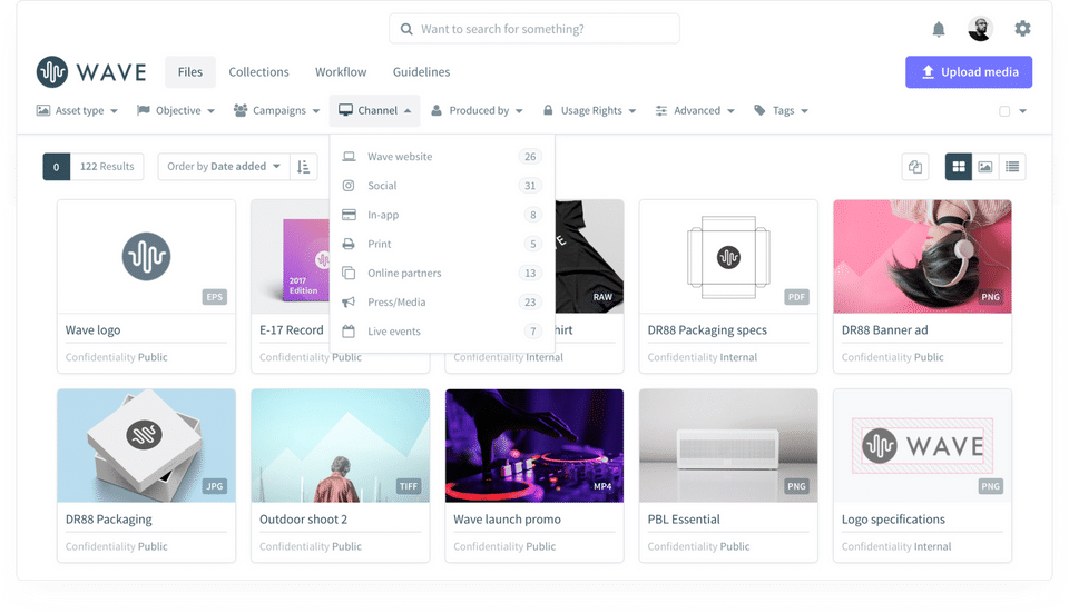 Bynder screenshot 1