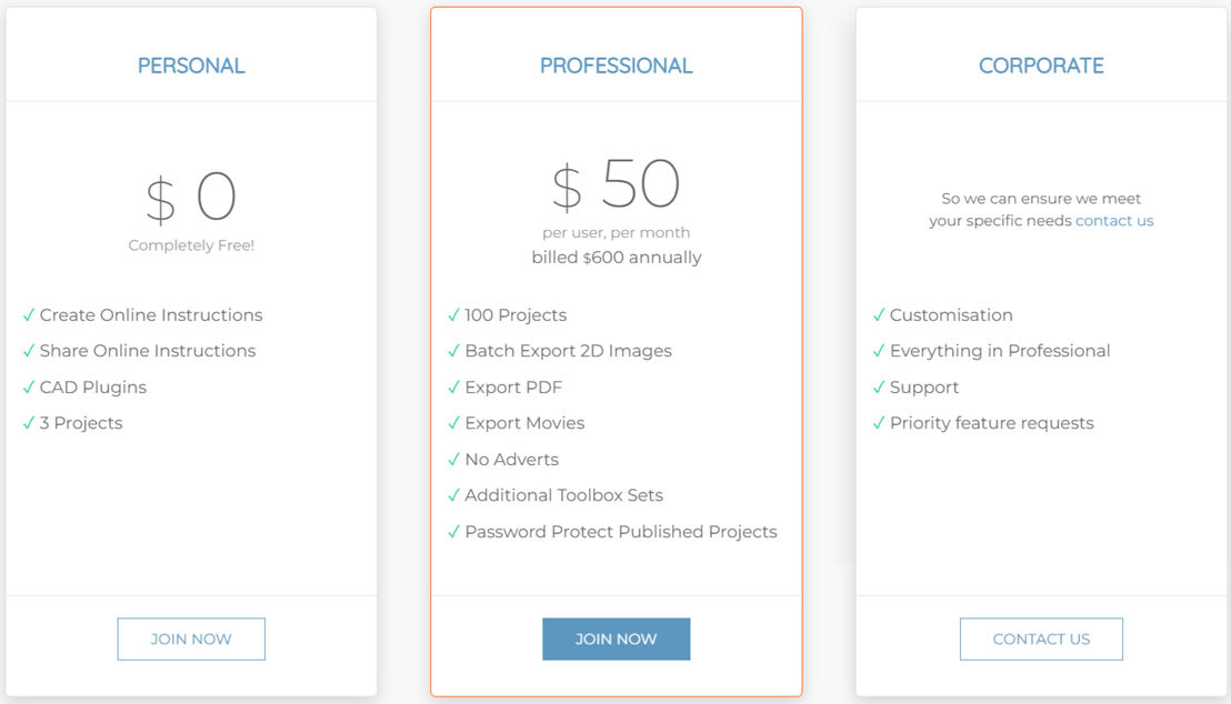 Cadasio pricing 2