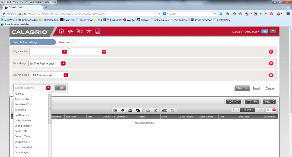 Calabrio One screenshot 1