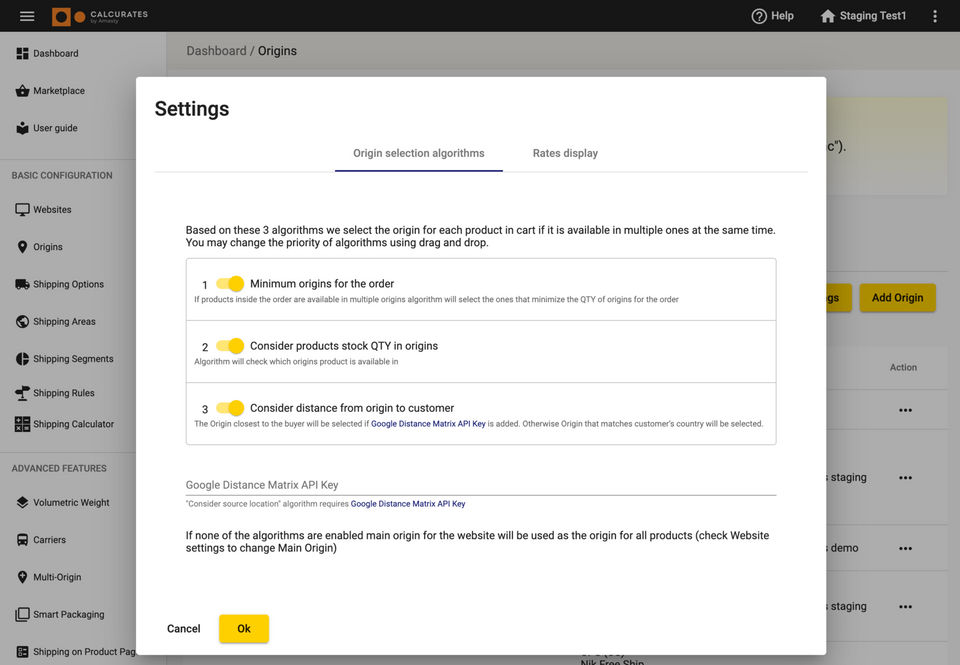 Calcurates screenshot