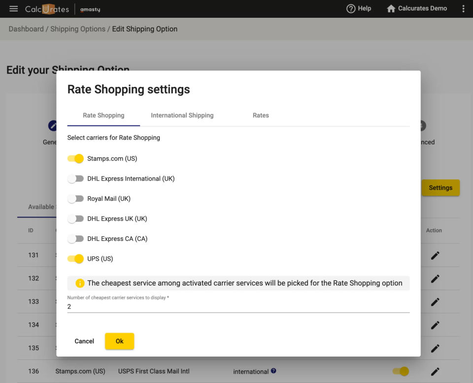 Calcurates screenshot