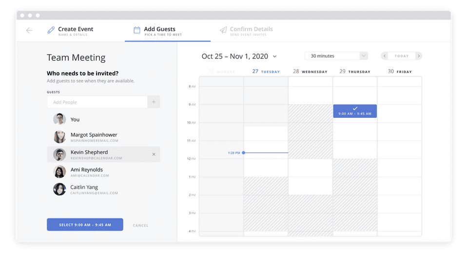 Calendar screenshot