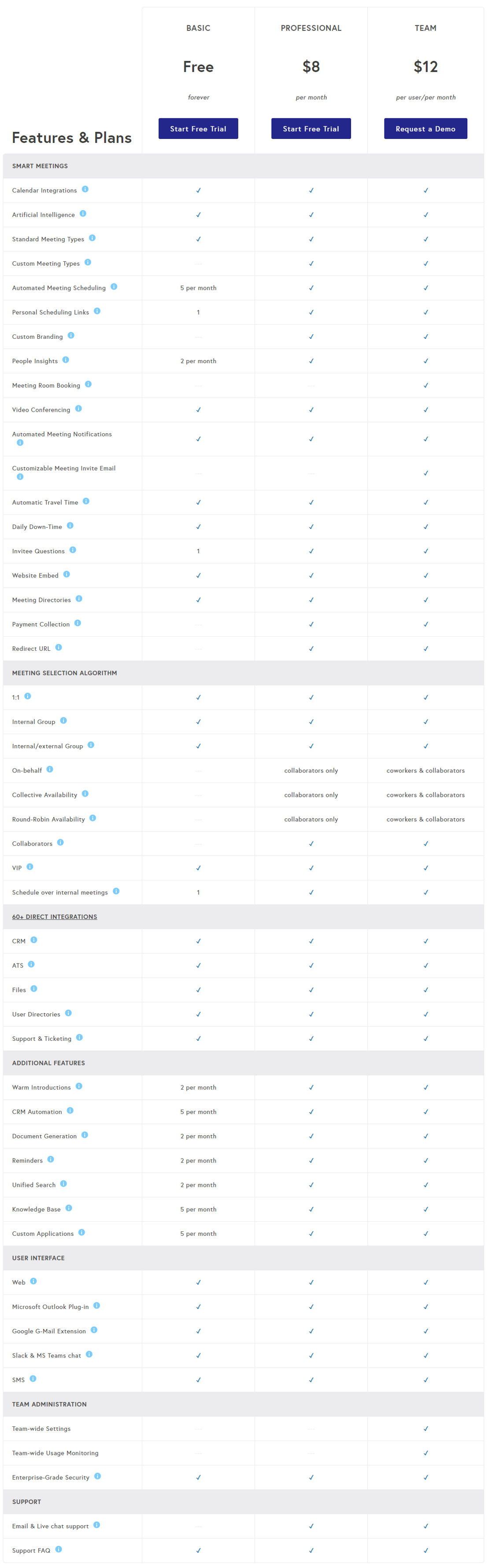 CalendarHero pricing 1