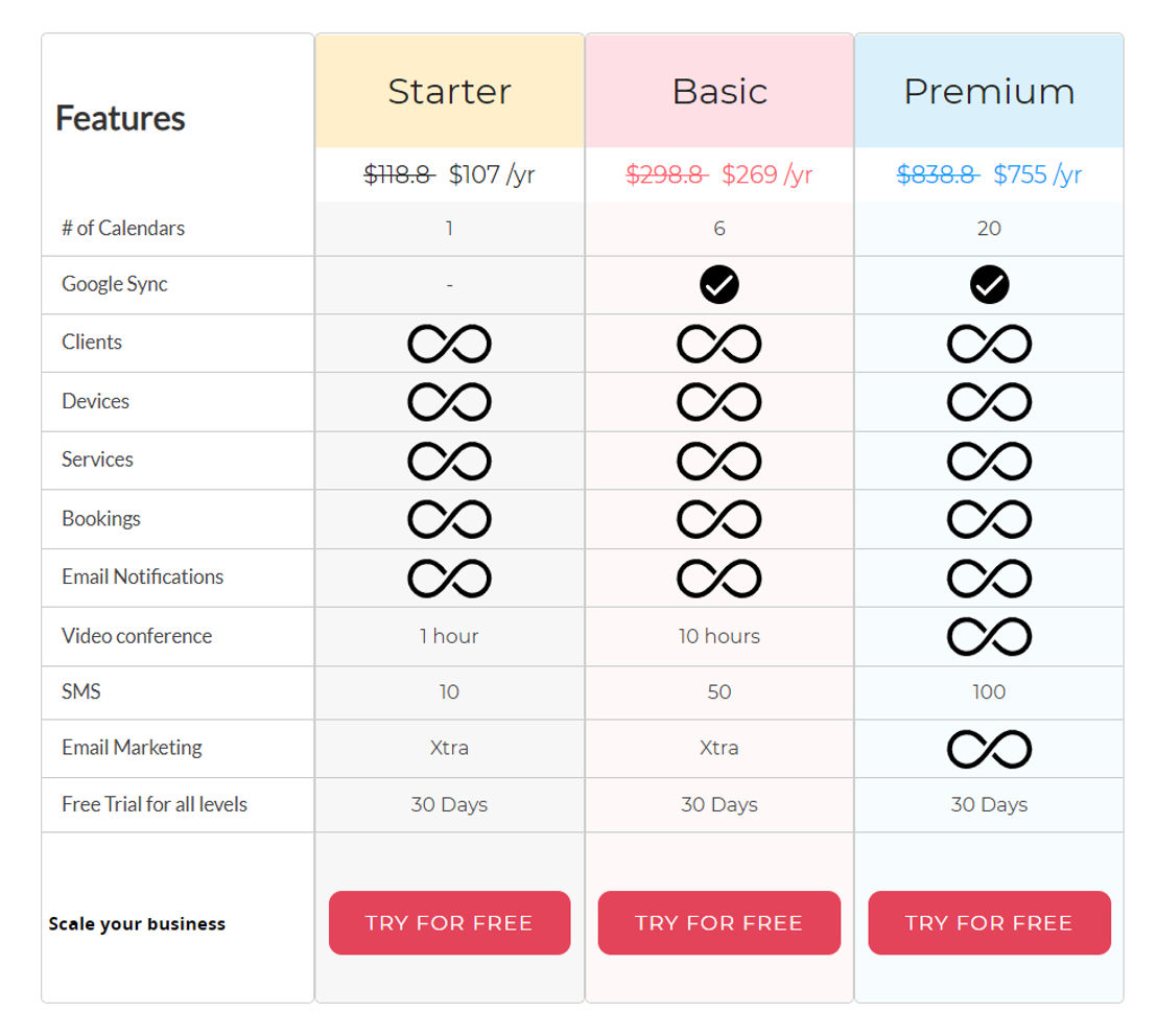 Calendoo pricing