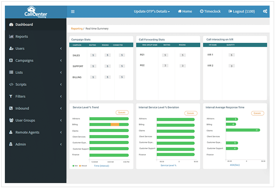 CallCenterHosting Predictive Dialer screenshot 3