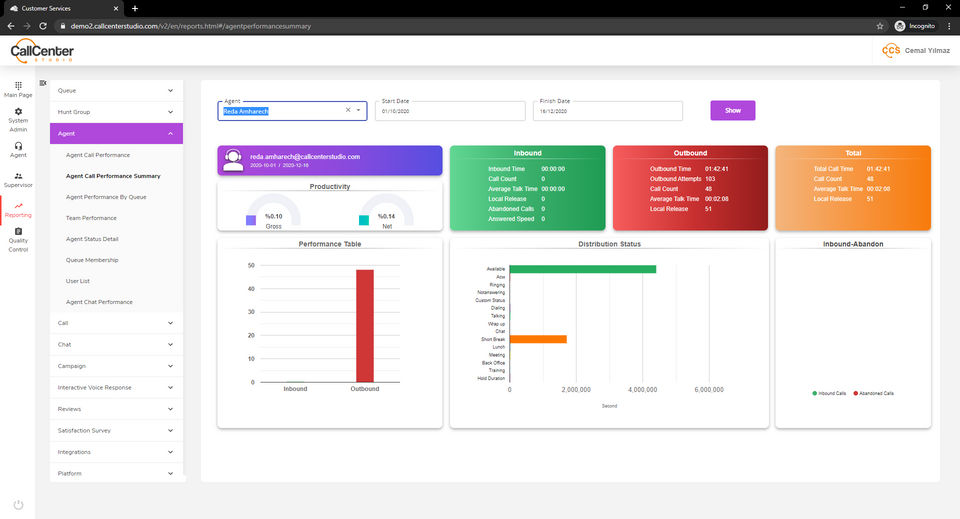 Call Center Studio screenshot 1