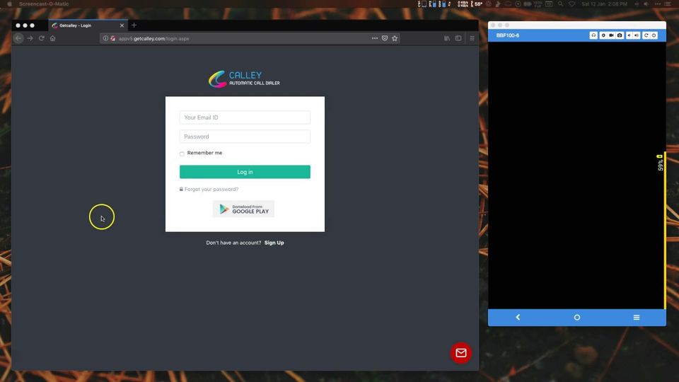Calley screenshot