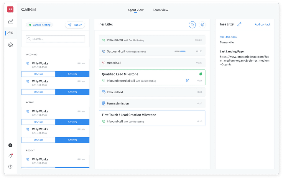 CallRail screenshot 2