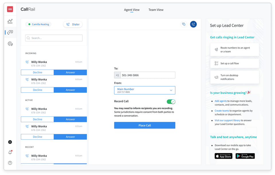 CallRail screenshot 3